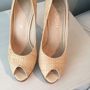 Summer peep toe pump sz 7.5